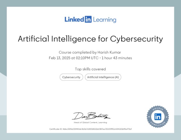 AI for Cybersecurity